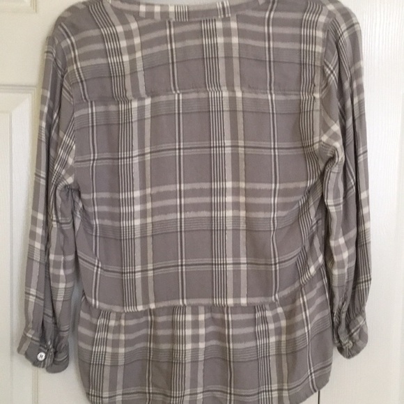 Abercrombie Plaid Blouse - Picture 2 of 2